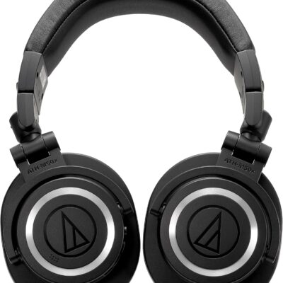81YzkO0NvjL. AC SL1500 Audio-Technica ATH-M50XBT2 Wireless Headphones, Black