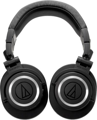 81YzkO0NvjL. AC SL1500 Audio-Technica ATH-M50XBT2 Wireless Headphones, Black