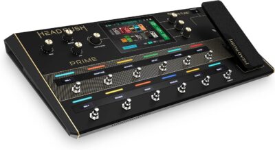 HeadRush Prime – Guitar and Vocal Multi Effects Pedal and Amp Modeling Processor with Amp Cloner, Antares Auto-Tune, WiFi, Touchscreen, Looper and Bluetooth