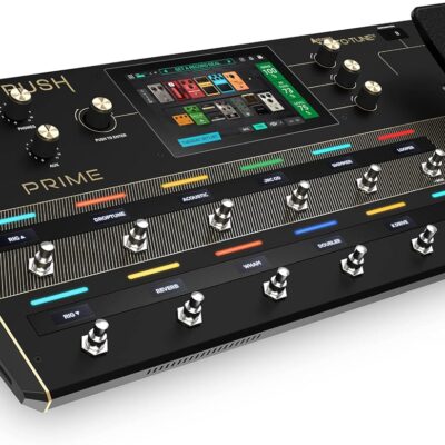 HeadRush Prime – Guitar and Vocal Multi Effects Pedal and Amp Modeling Processor with Amp Cloner, Antares Auto-Tune, WiFi, Touchscreen, Looper and Bluetooth