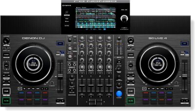 81alJ5biLmL. AC SL1500 Denon DJ SC LIVE 4 Standalone DJ Controller with Stem Separation on 4-Decks, Wi-Fi Streaming, Build-in Speakers, Serato DJ and Virtual DJ Compatible