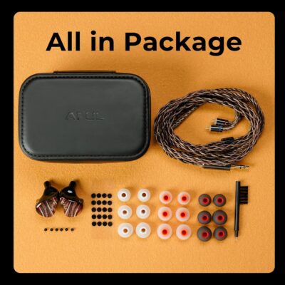 HiFiGo AFUL Performer 8S in-Ear Monitors, 8-Driver Professional IEM with Tunable Bass & Impedance, Gaming Earbuds with 0.78mm Detachable Cable, Hi-Res Audio Earphones for Audiophiles(3.5mm Jack)