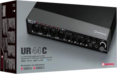 81cve0kdKxL. AC SL1500 Steinberg UR44C 6×4 USB 3.0 Audio Interface with Cubase AI and Cubasis LE
