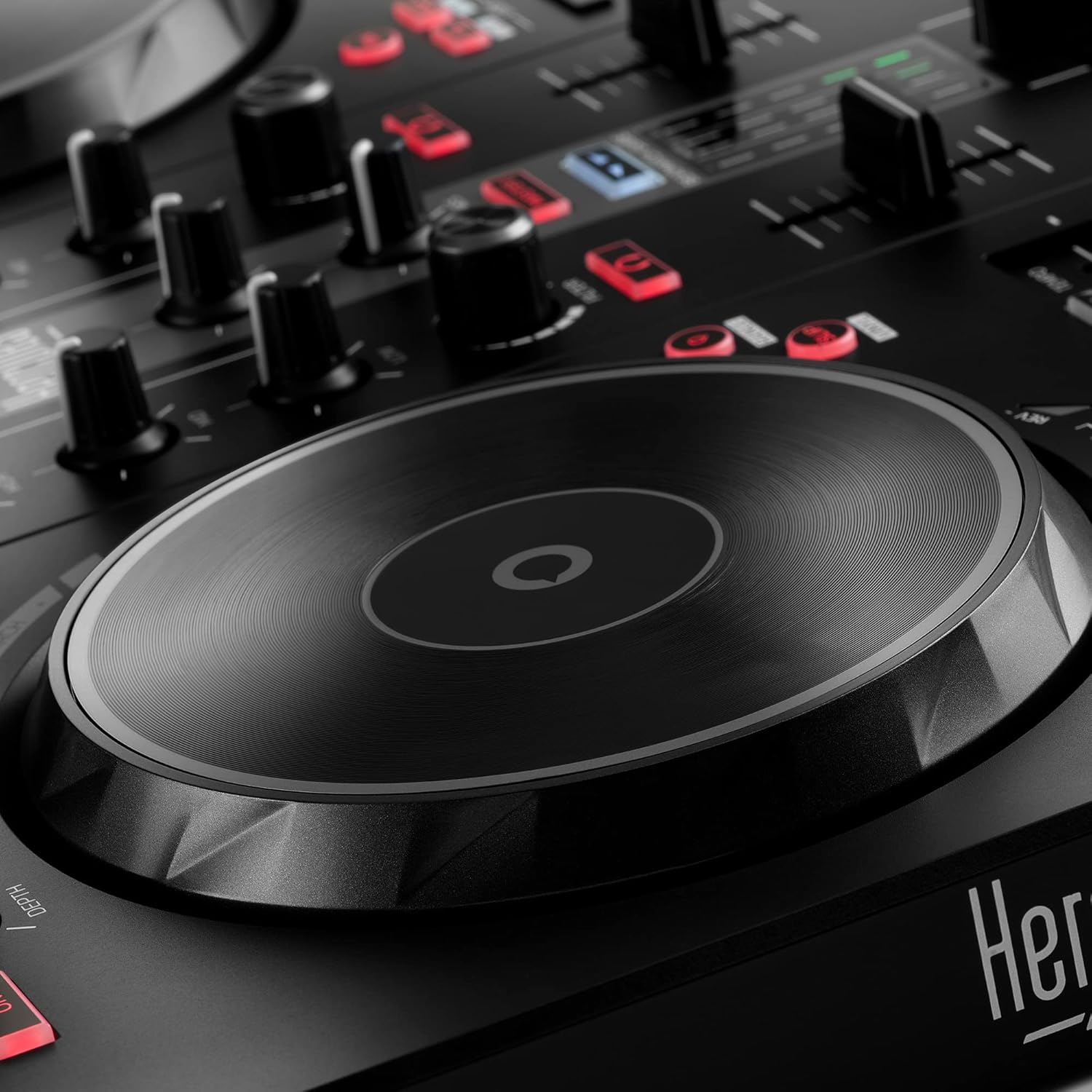 Hercules DJControl Inpulse 300 MK2 USB DJ Controller – Beginner DJ Set, 2-Deck Mixer with Built-In Sound Card, 16 Pads, Serato DJ Lite & DJUCED Software Included