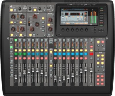 81fblbaXML. AC SL1500 X32 Compact 40-Input 25-Bus Digital Mixing Console with 16 Programmable Midas Preamps, 17 Motorized Faders with Value Series XLR M to F Professional Microphone Cable – 25 (4pcs)