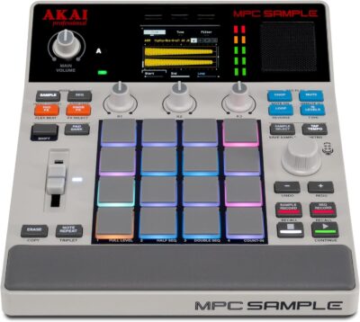 81hX5LBn01L. AC SL1500 Akai Professional MPC Sample Standalone Portable Sampler, Sequencer and Effects Processor, with Rechargeable Battery, USB-C, Built-in Speaker and Microphone