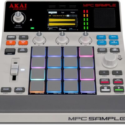 81hX5LBn01L. AC SL1500 Akai Professional MPC Sample Standalone Portable Sampler, Sequencer and Effects Processor, with Rechargeable Battery, USB-C, Built-in Speaker and Microphone