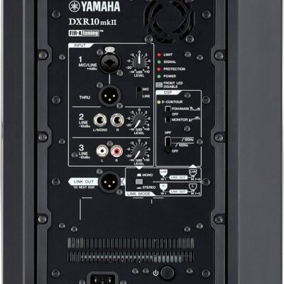 81icpOoUbDL. AC SL1500 Yamaha DXR10MKII, 10 1100W Powered Speaker Cabinet, Matte Black