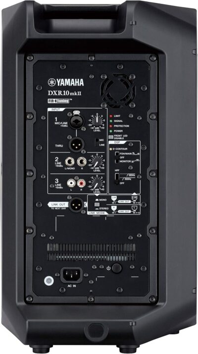 81icpOoUbDL. AC SL1500 Yamaha DXR10MKII, 10 1100W Powered Speaker Cabinet, Matte Black