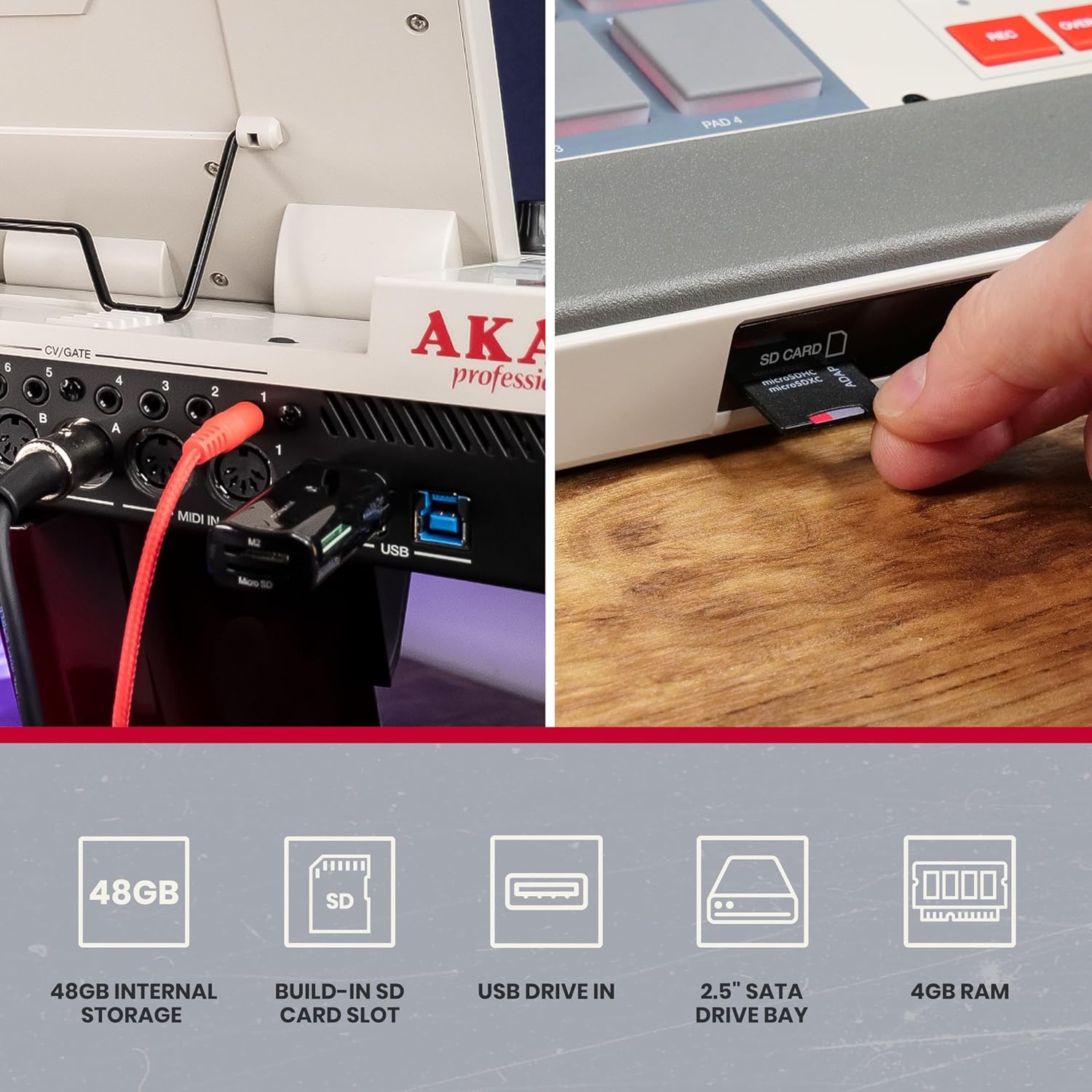 Akai Professional MPC X SE – Standalone Production Workstation and Beat Maker with 10.1 Multi-Touch Screen, Drum Pads, Synth Engines, 48GB Storage, and Native Instruments Integration