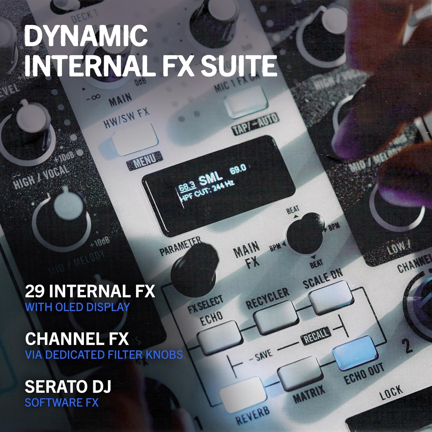 Rane ONE MKII DJ Controller and DMX Interface for Live Music, DJ sets, Events, Music production