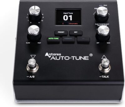 81kkU7KZQrL. AC SL1500 HeadRush VX5 Vocal Effects Pedal with Antares AutoTune for Vocalists with Real Time Pitch Correction, Vocal Harmony, Guitar and Mic in and Audio Interface