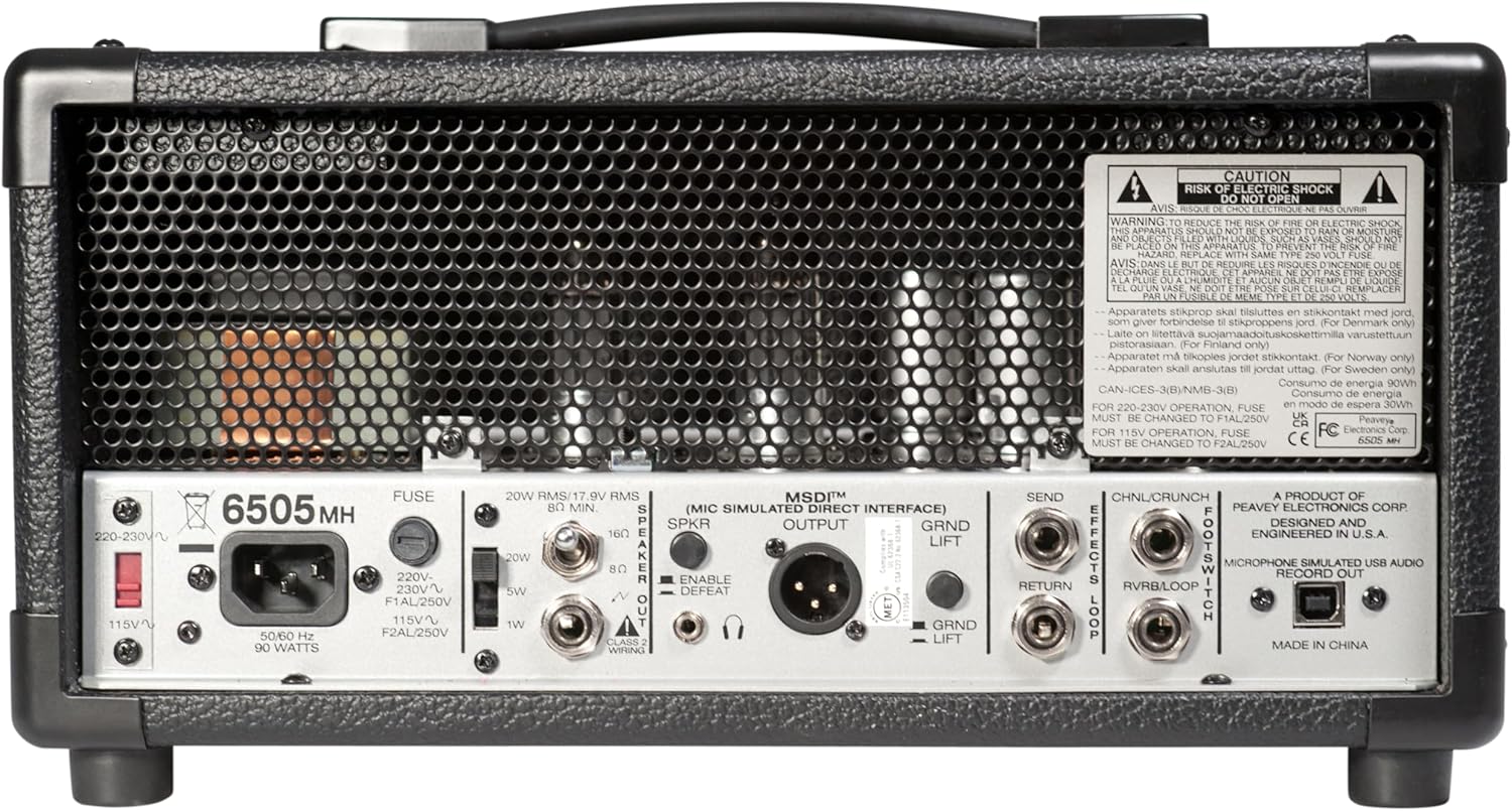 Peavey 6505 Mini Guitar Amplifier Head, 6505 MH 20W