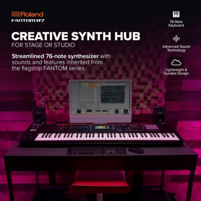 81n2IOEqmxL. AC SL1500 1781146616 1420 FANTOM-07 brings your creative world together,combining the sonic power and fluid workflow of the top-of-the-line FANTOM series in streamlined instruments that go everywhere your inspiration takes you