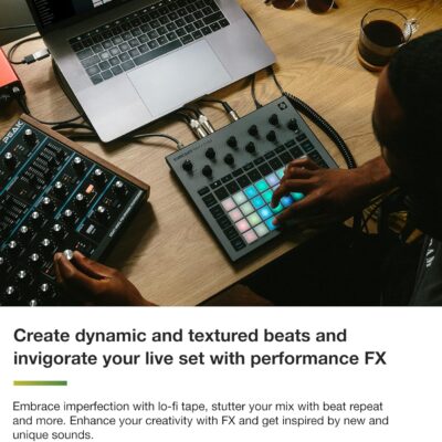 Novation Circuit Rhythm: Sampler and groovebox with eight sample tracks for making and performing beats