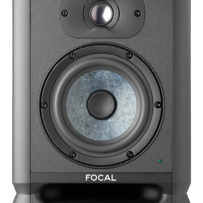 Focal Alpha 50 Evo – 5 Active 2-Way Studio Monitor, 60W RMS Bi-Amp, Slatefiber Woofer, 45Hz–22kHz, Neutral Nearfield Reference Speaker – Sold Individually