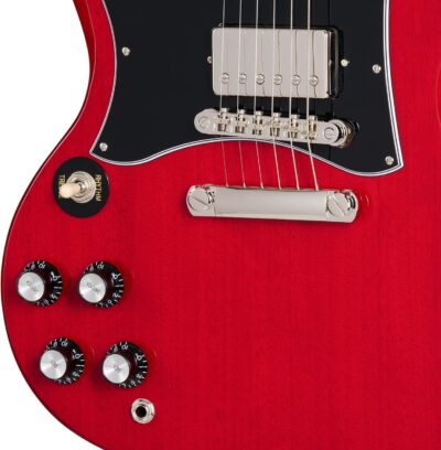 Epiphone Inspired by Gibson SG Standard Lefty, Cherry with Bag
