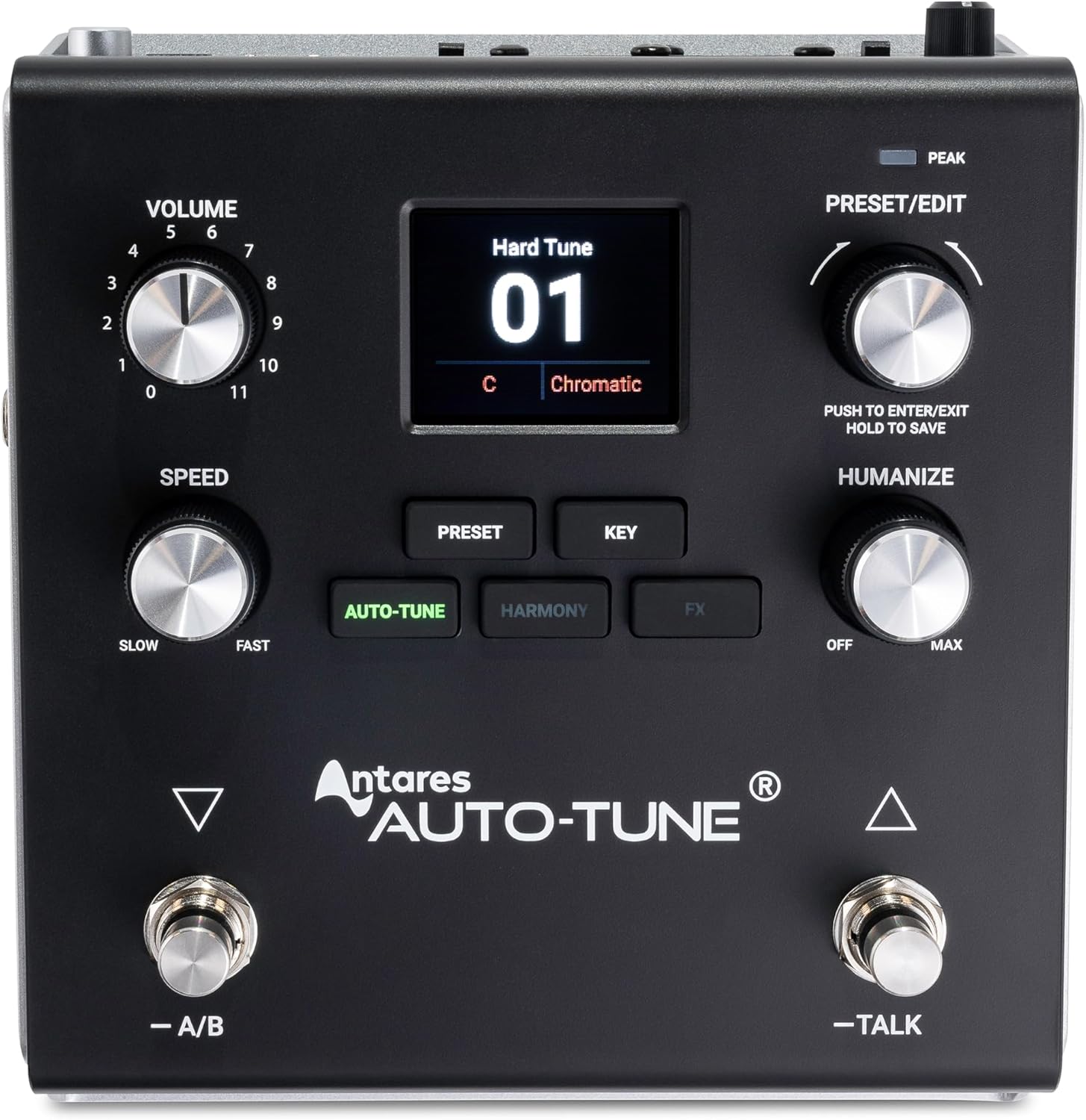 HeadRush VX5 Vocal Effects Pedal with Antares AutoTune for Vocalists with Real Time Pitch Correction, Vocal Harmony, Guitar and Mic in and Audio Interface