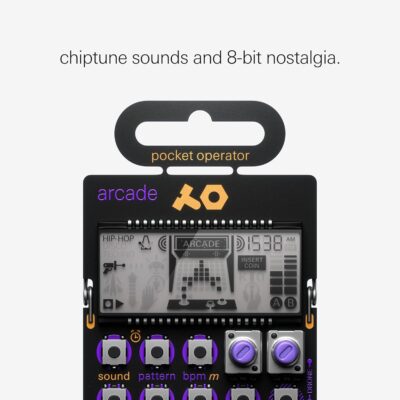 Teenage Engineering Pocket Operator PO-20 Arcade, Synthesizer and Sequencer, with Parameter Locks, Chord Control and Punch-in Effects