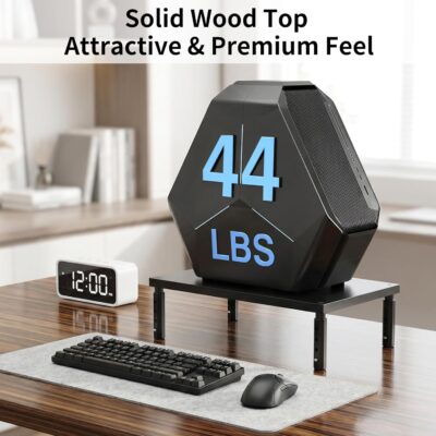 81ye2HwgIfL. AC SL1500 OPNICE Desk Organizers and Accessories, Adjustable Computer Monitor Stand Riser, Laptop Stand for Desk, Office Desk Accessories & Workspace Organizers for Home Office, Black Wood