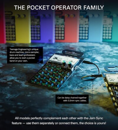 91 7rTREEbS. AC SL1500 teenage engineering Pocket Operator PO-14 Sub Bass Synthesizer and Sequencer