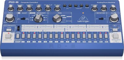91FKl5ncEFL. AC SL1500 Behringer RD-6-BU Analog Drum Machine – Blue