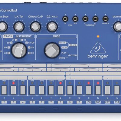 91MxHpogPDL. AC SL1500 Behringer RD-6-BU Analog Drum Machine – Blue