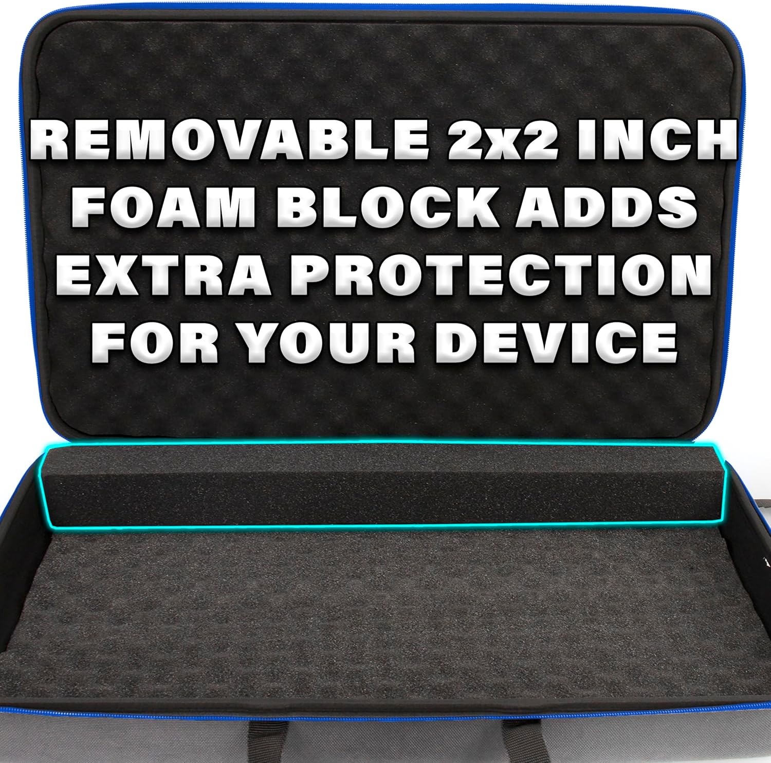 CASEMATIX Travel Case Compatible with Numark Mixstream Pro Plus, Mixstream Pro Go Standalone DJ Controller, Numark NV2 Serato Mixers and More – Includes Carrying Case Only with Shoulder Strap