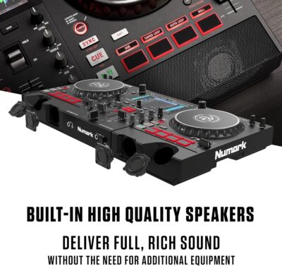 91cTz00AoL. AC SL1500 1 Numark Mixstream Pro+ DJ Controller with Stem Separation, 2 Decks, Wi-Fi Streaming, Mixer, 7 Touchscreen, Speakers, works with Serato and Virtual DJ