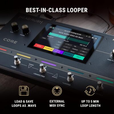 91ciCOn3OL. AC SL1500 HeadRush Core – Guitar and Vocal Multi Core Effects Amp Modeling Processor with Cloning, Looper, Antares Auto-Tune, Wi-Fi, Touchscreen, and Bluetooth