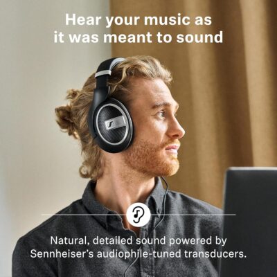 Sennheiser HD 599 – Open Headphones, Special Edition, Black, Wired