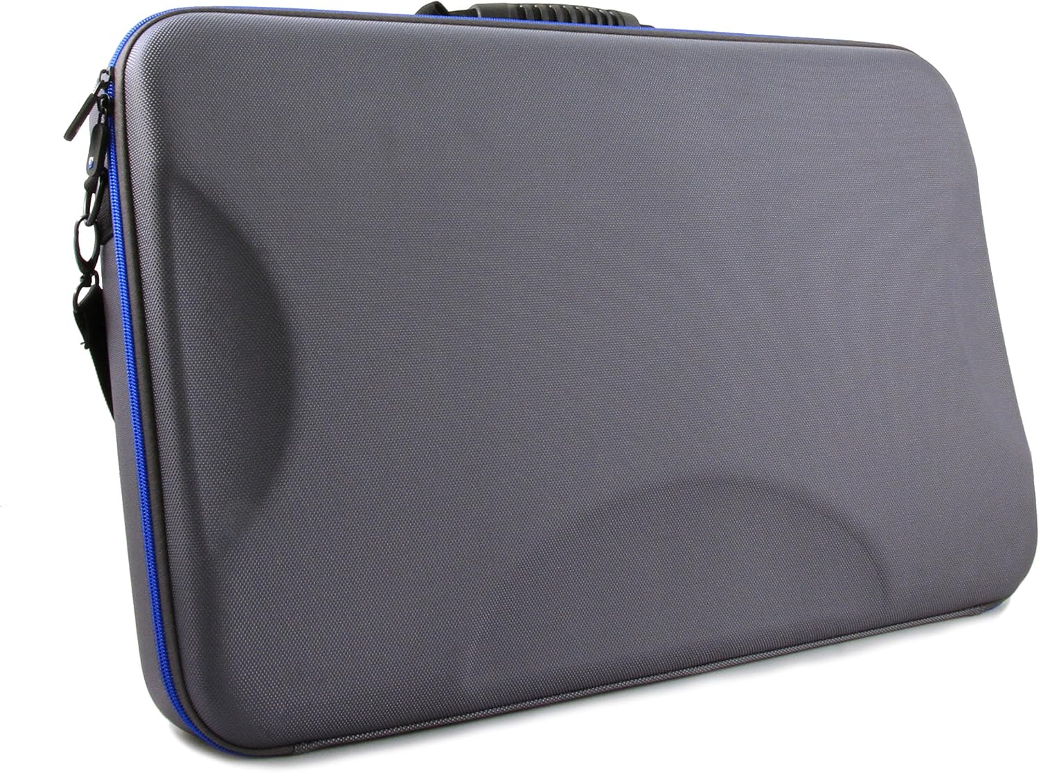 CASEMATIX Travel Case Compatible with Numark Mixstream Pro Plus, Mixstream Pro Go Standalone DJ Controller, Numark NV2 Serato Mixers and More – Includes Carrying Case Only with Shoulder Strap