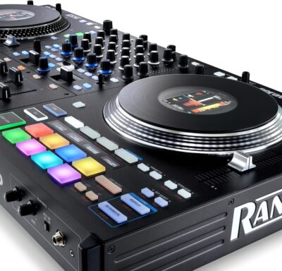 91svdFxefsL. AC SL1500 1781404209 9528 RANE PERFORMER 4-Channel Motorized DJ Controller, 7 Platters with Displays, Precision Feel Faders, Stem Split, Advanced FX, Serato DJ Pro Included