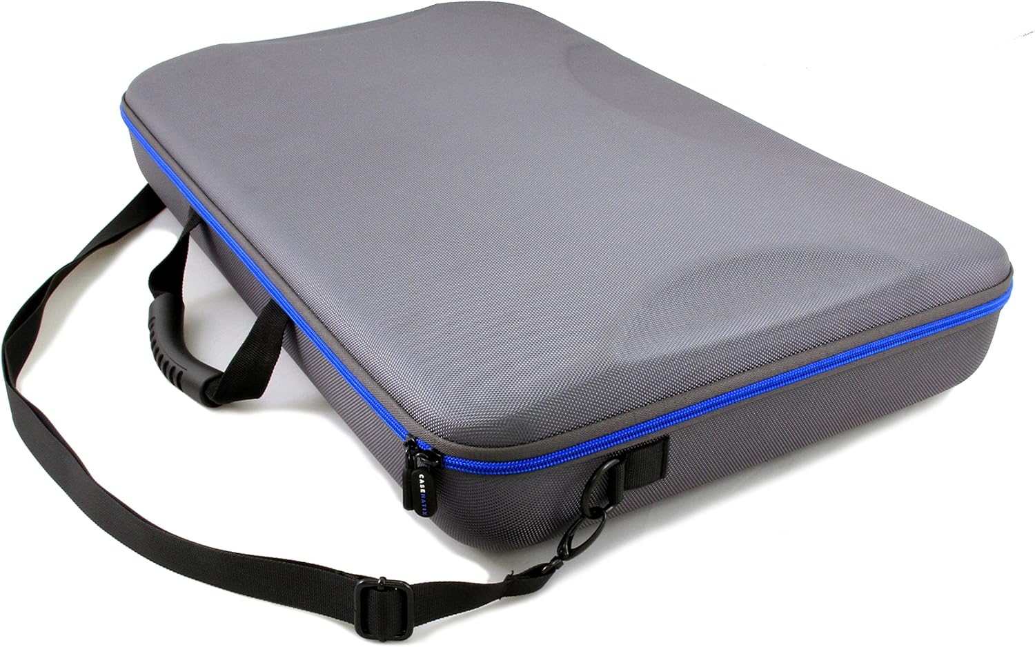 CASEMATIX Travel Case Compatible with Numark Mixstream Pro Plus, Mixstream Pro Go Standalone DJ Controller, Numark NV2 Serato Mixers and More – Includes Carrying Case Only with Shoulder Strap